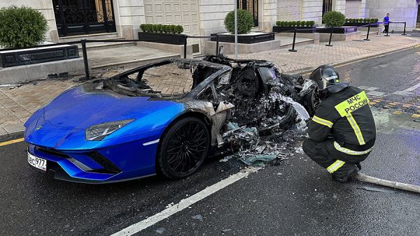 Столичный суд возместил ущерб владельцу сгоревшего Lamborghini